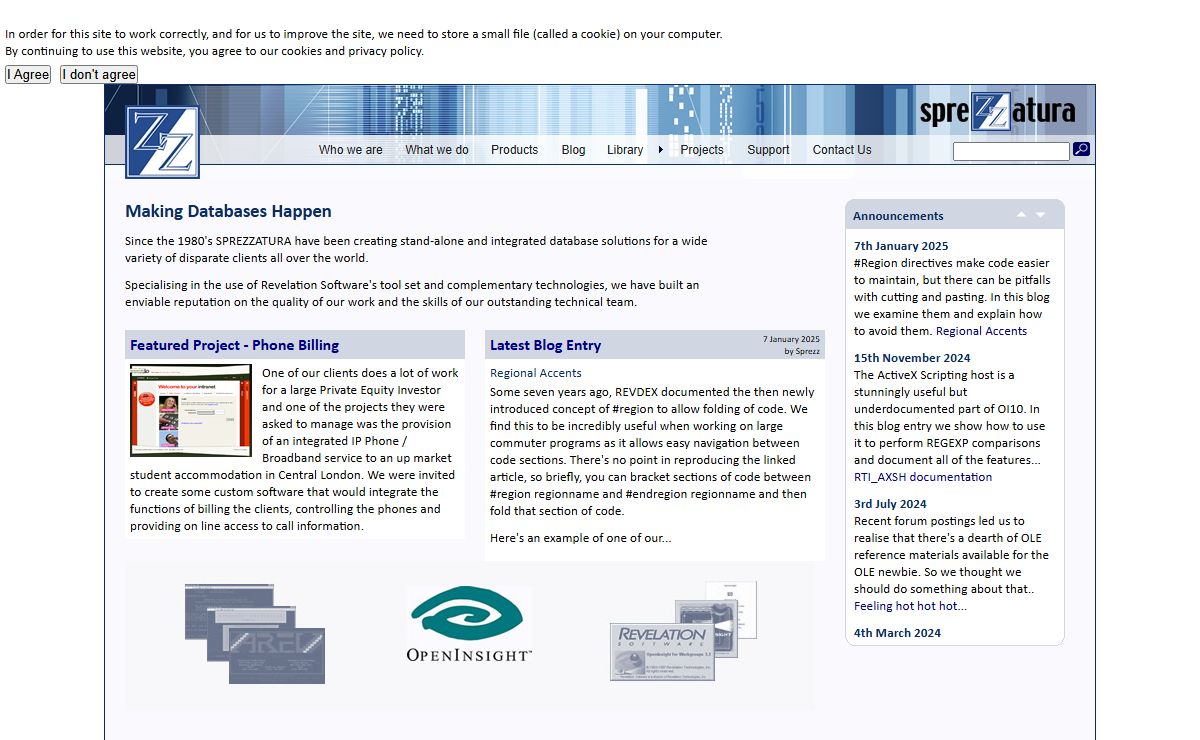 Sprezzatura :: Making Databases Happen