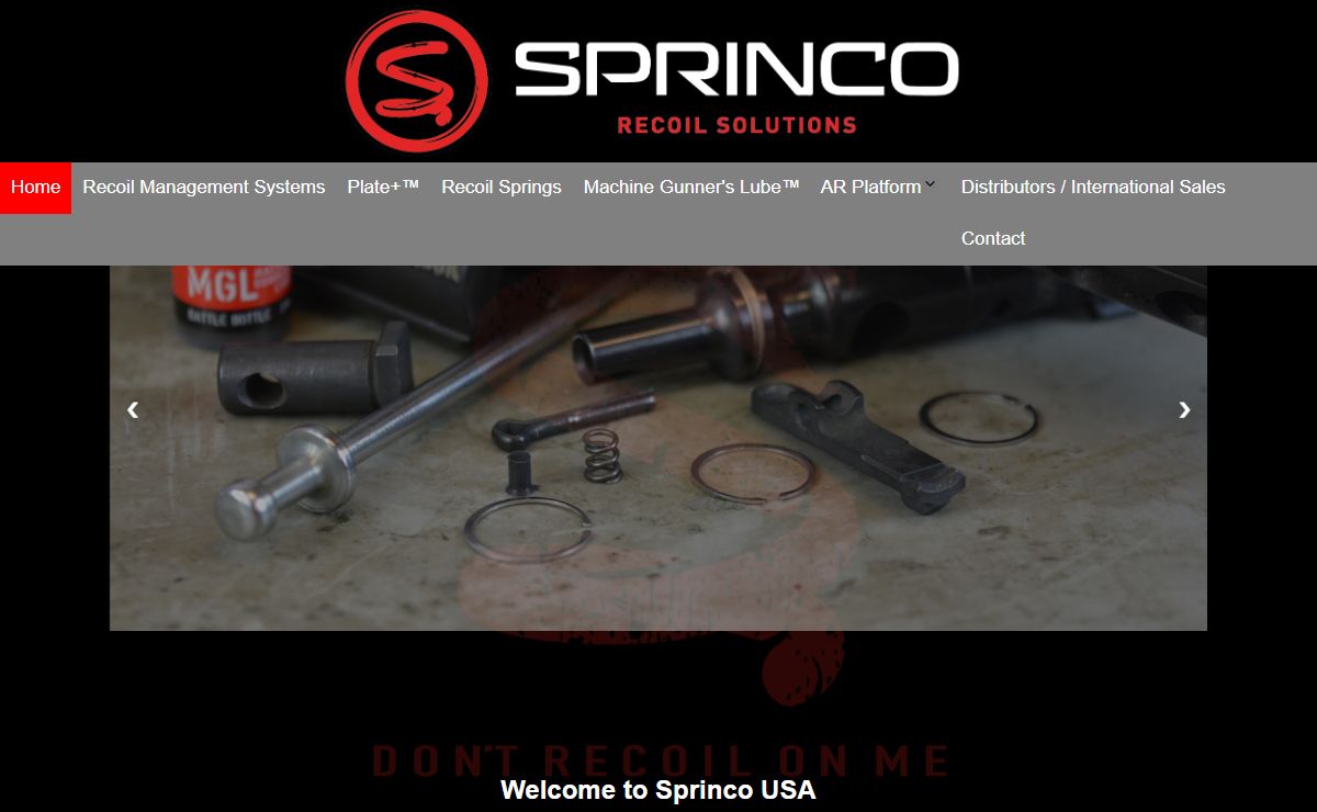 Sprinco USA -- Recoil Solutions