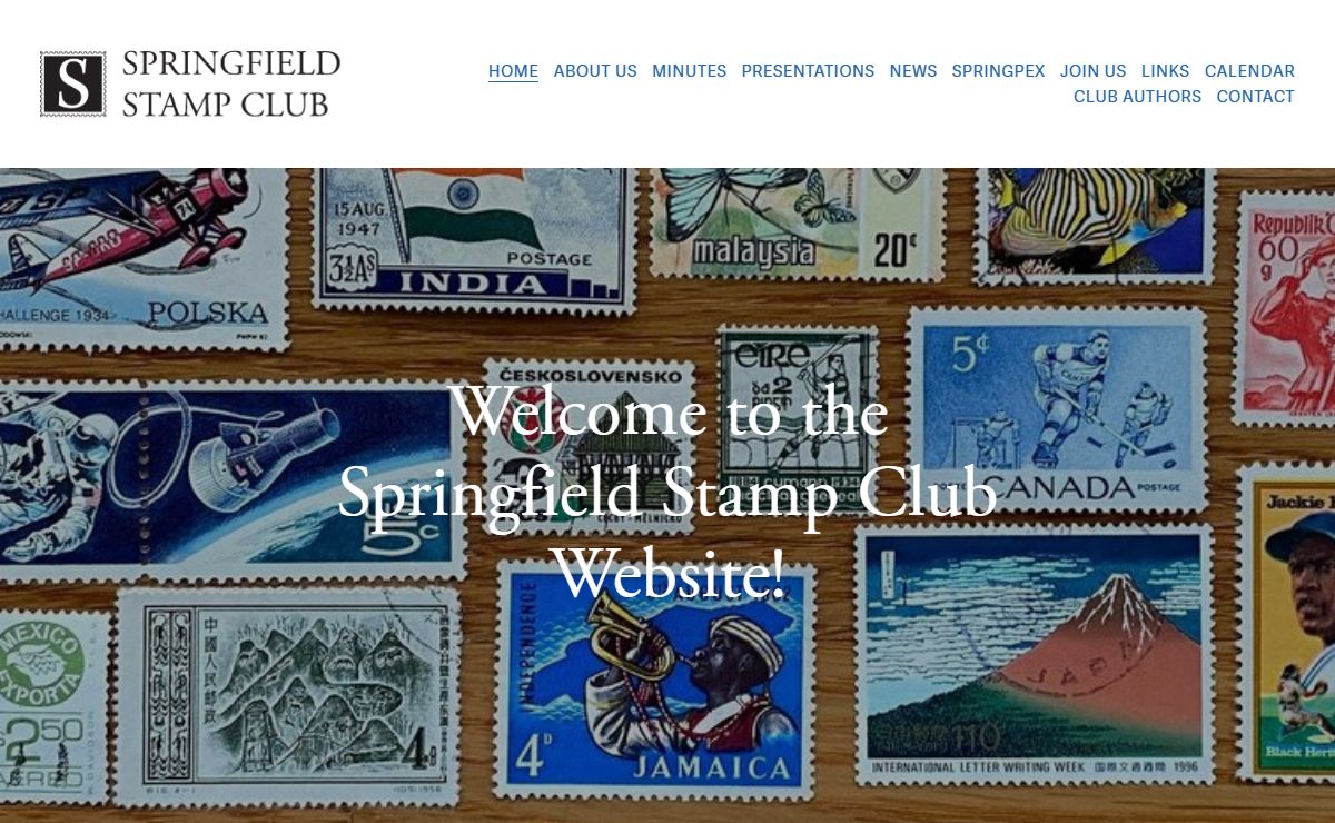The Springfield Stamp Club Welcomes Stamp Collectors of All Ages and Skill Levels.