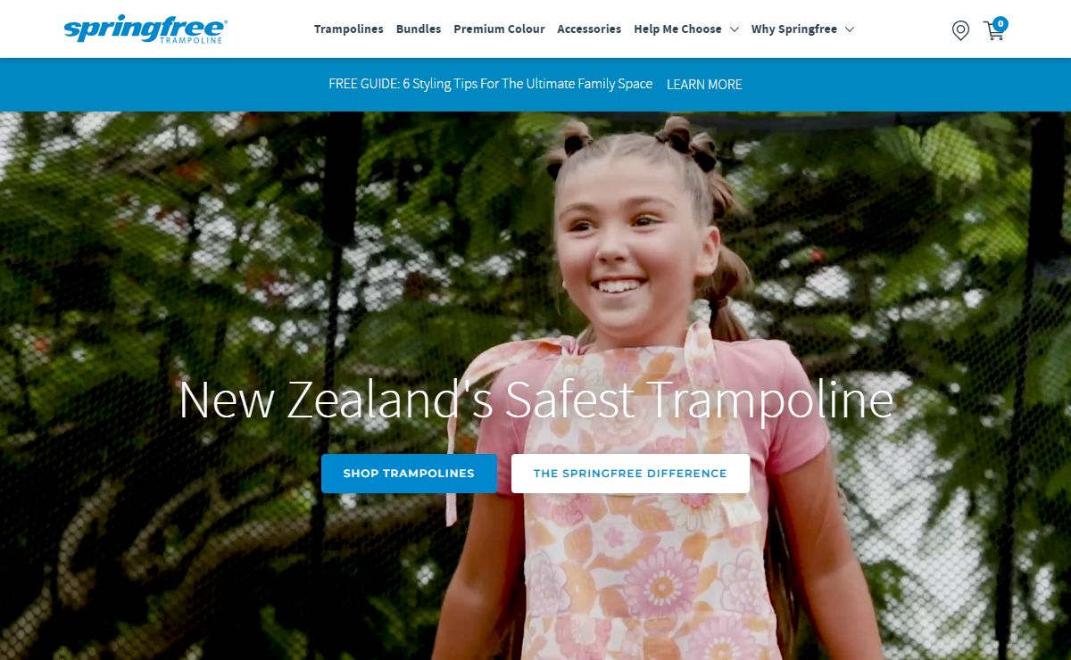 Springless Trampolines and Accessories | Springfree® Trampoline