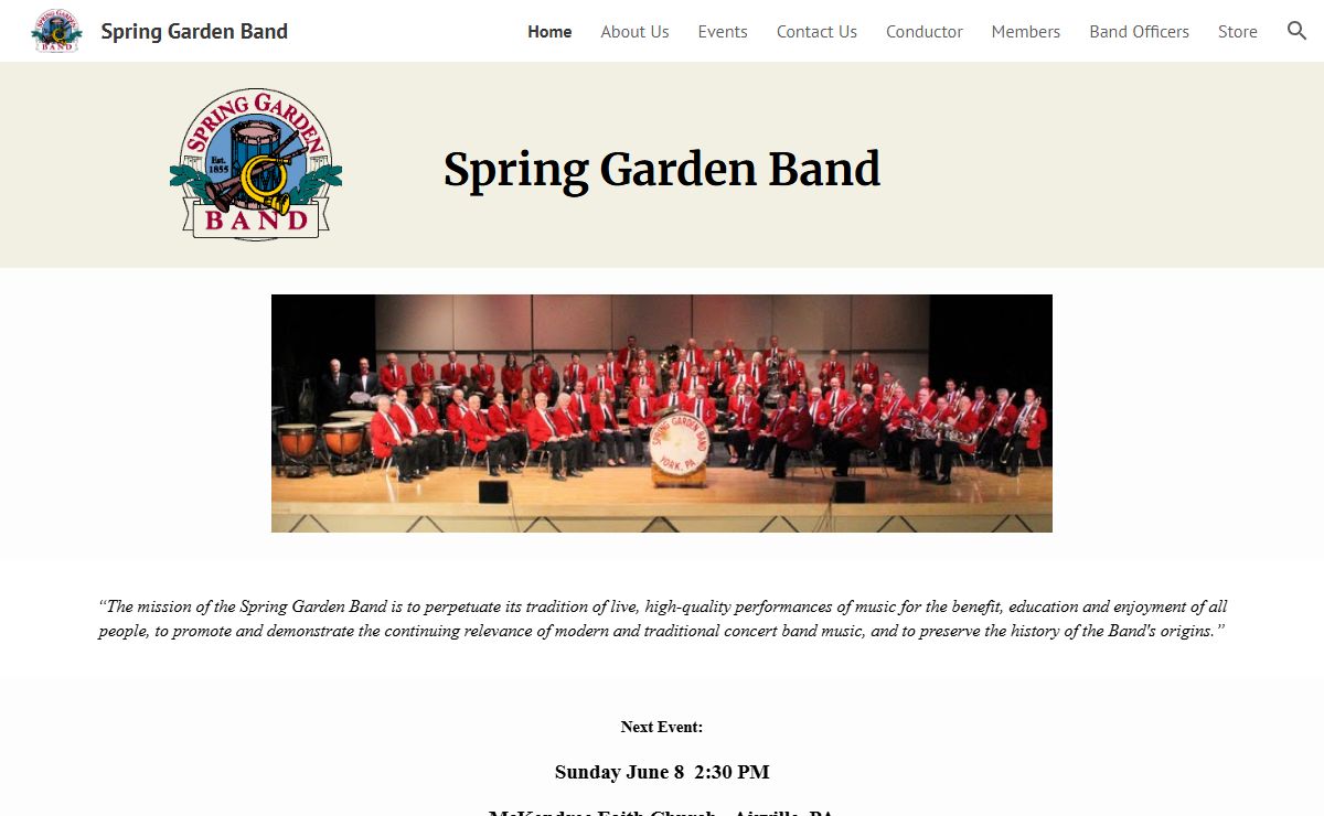 Spring Garden Band