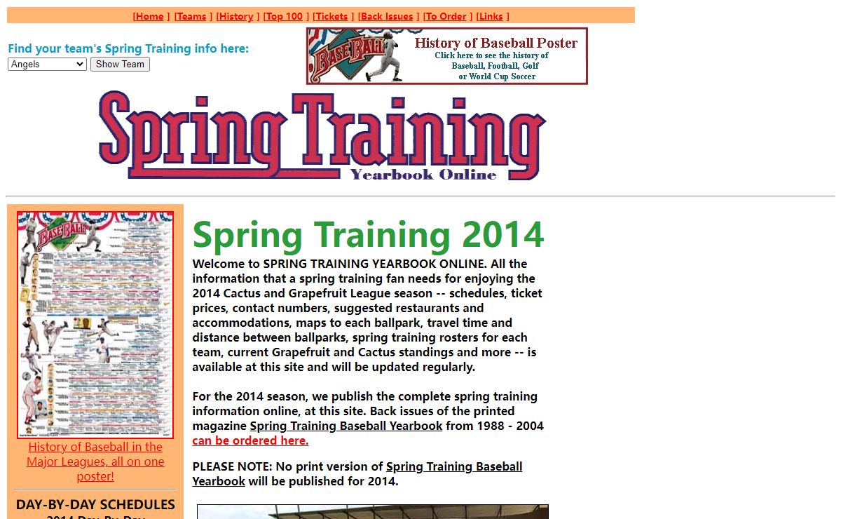 2014 Spring Training Online: Complete Guide to Spring Training 2014