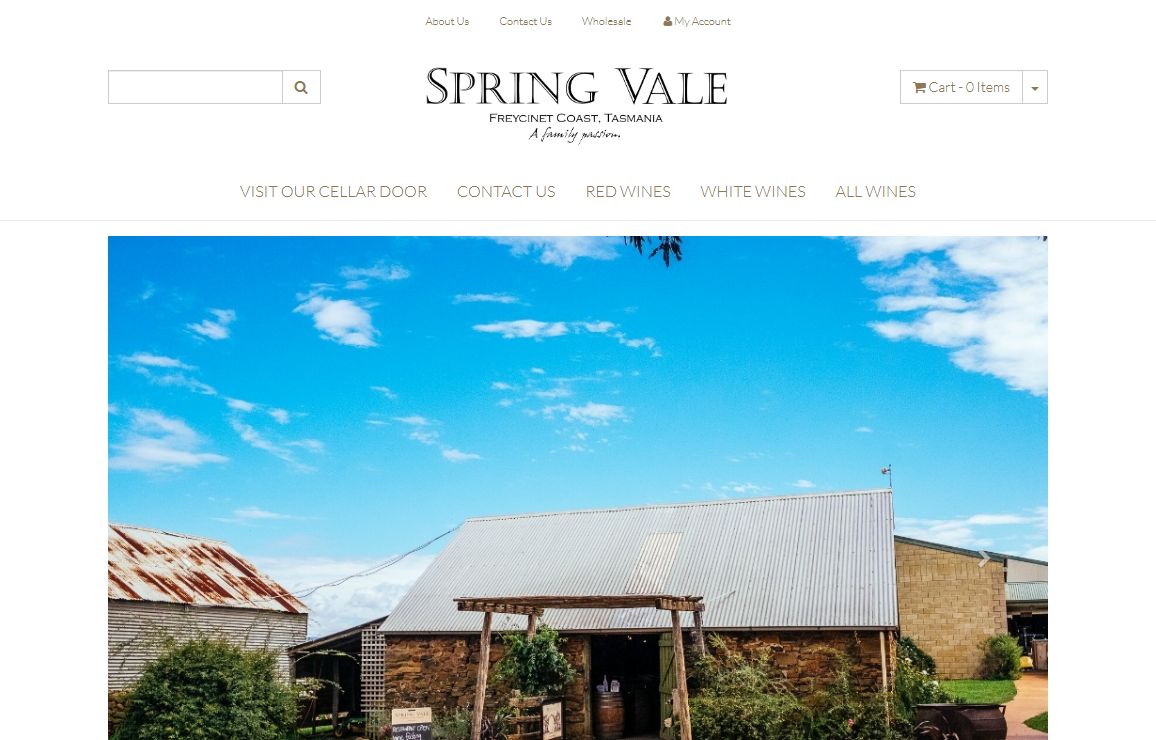 Spring Vale Vineyard & Cellar Door - Tasmania's Premier East Coast Winery