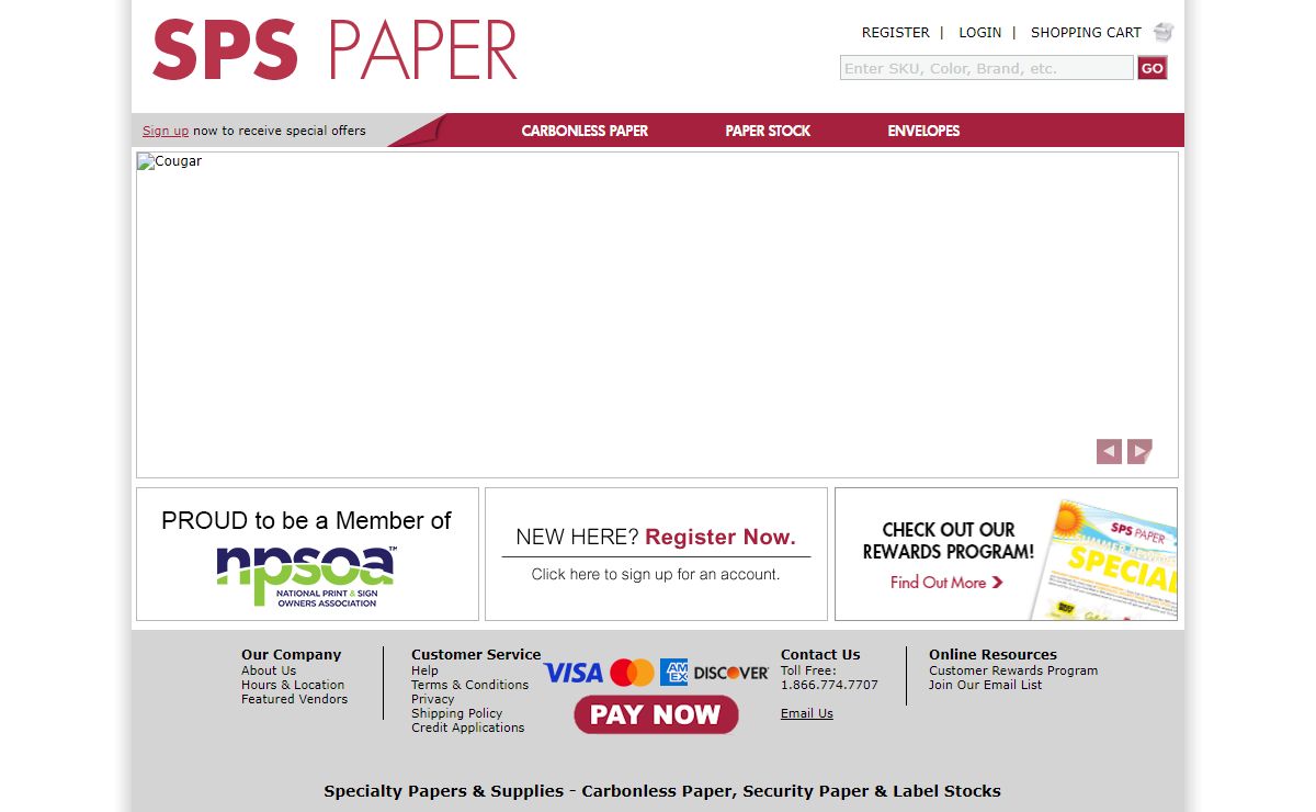 Carbonless Paper, Security Paper and Die-cut Stock for Printers - Specialty Papers and Supplies