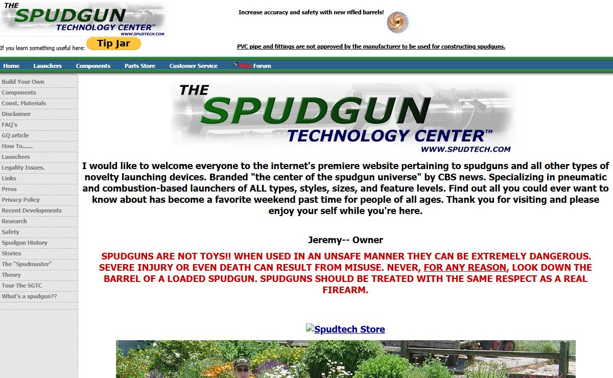 The Spudgun Technology Center - Your Source for Spudgun Parts, information, and more!