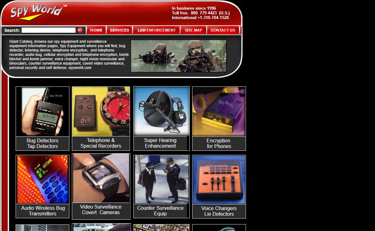 Spy Equipment, Spy Gear, Surveillance equipment