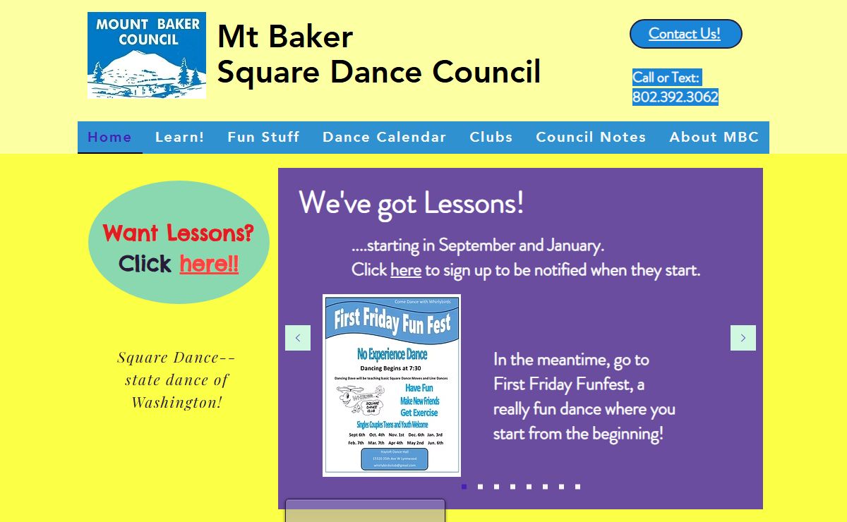 Square dancing | Mt Baker Square Dance Council | Washington
