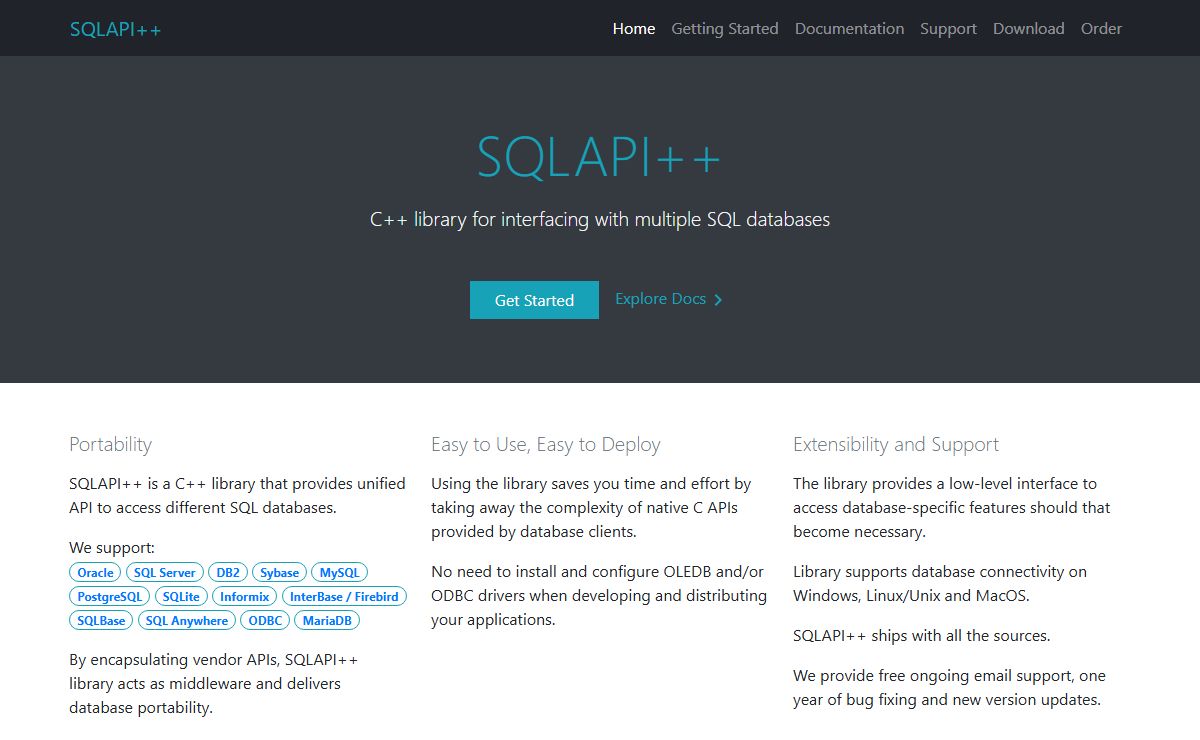 Home | SQLAPI++