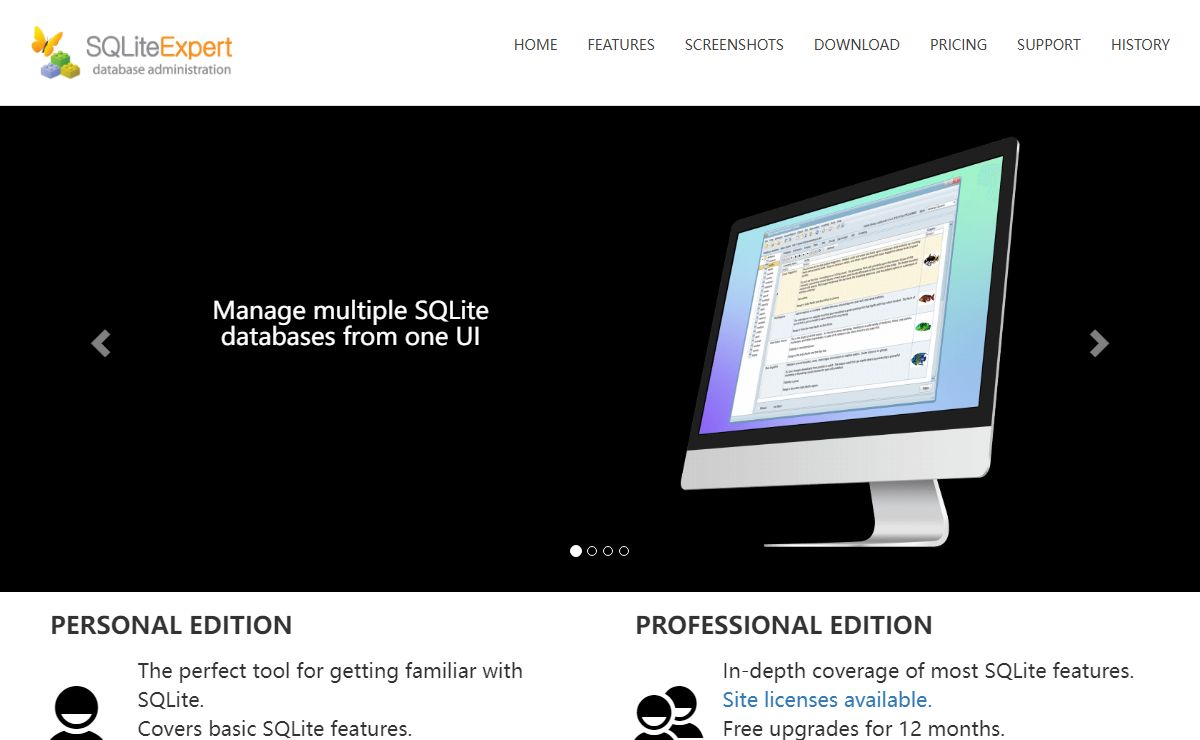 SQLite administration | SQLite Expert