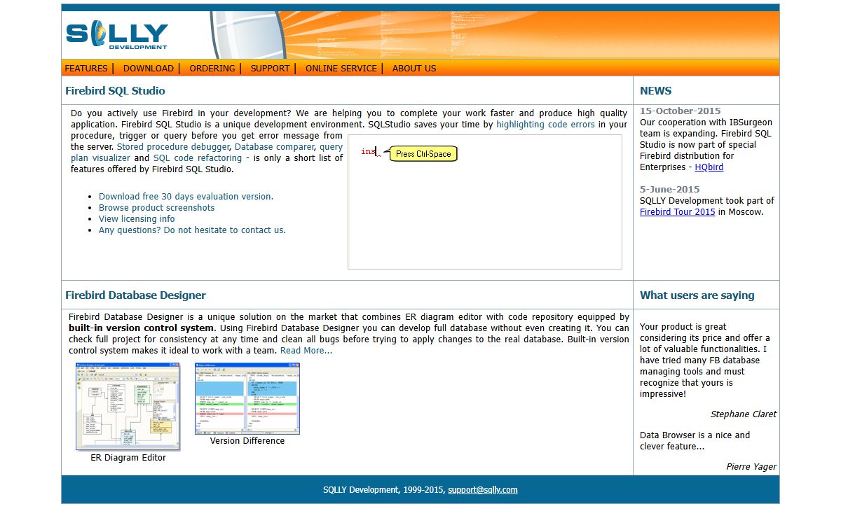 Firebird SQL Studio/Firebird Database Designer