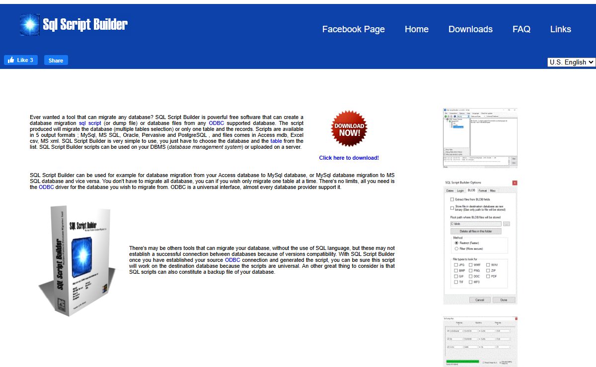 SQL Script Builder - Multiple Platform Database Migration Tool