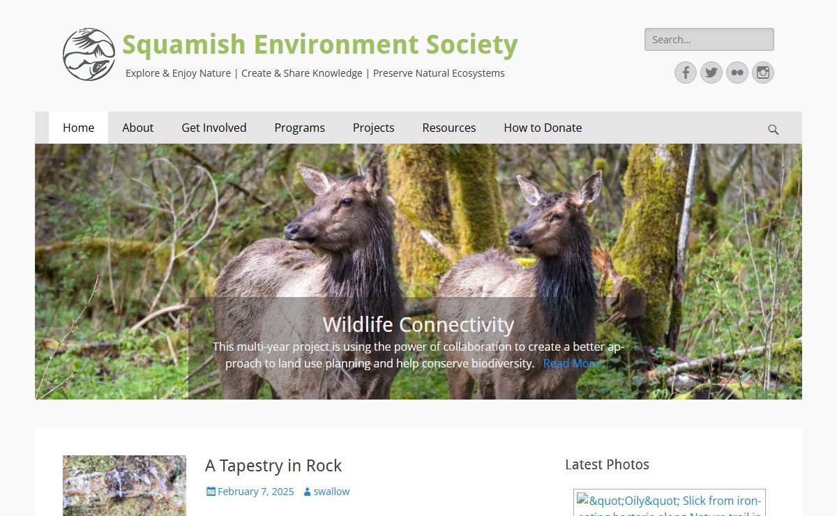 Squamish Environment Society – Explore & Enjoy Nature | Create & Share Knowledge | Preserve Natural Ecosystems
