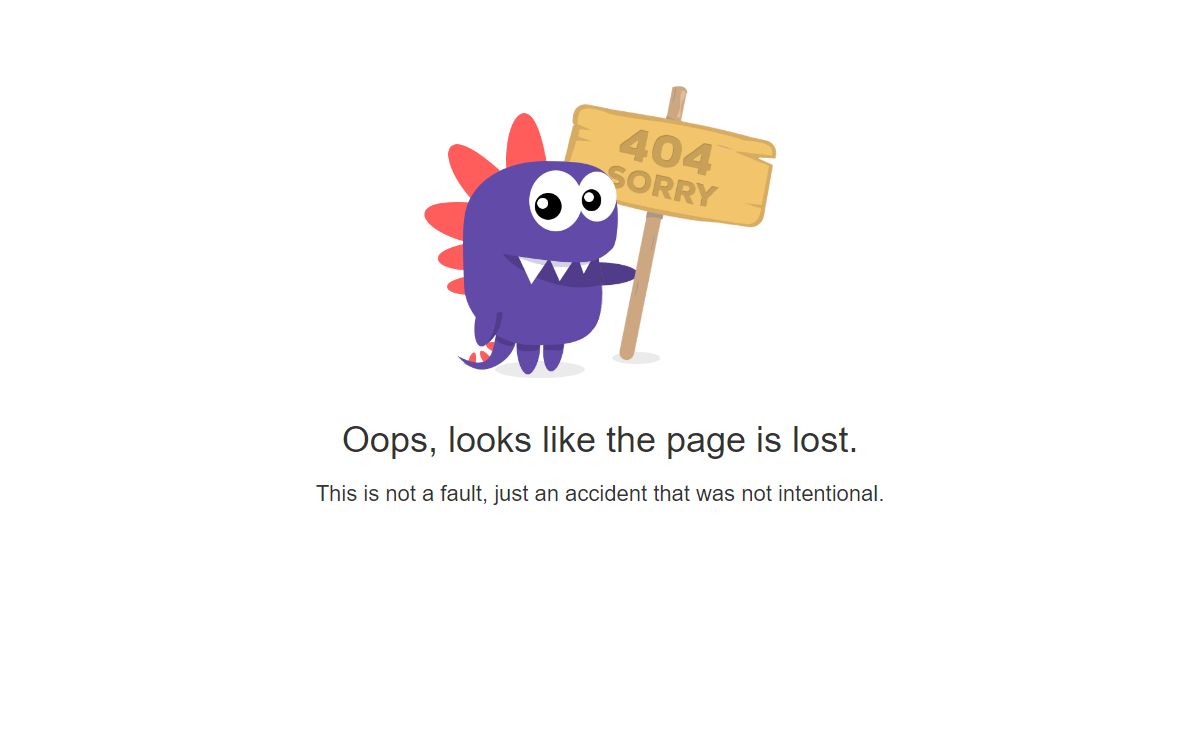 Oops, something lost