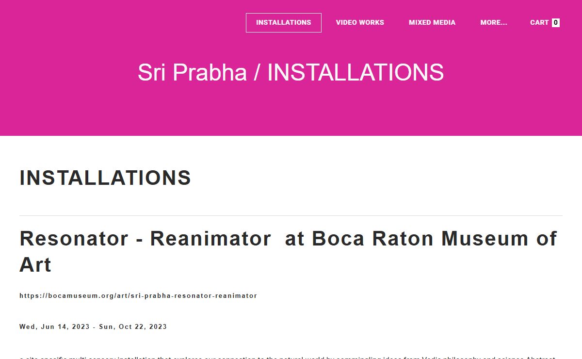 INSTALLATIONS