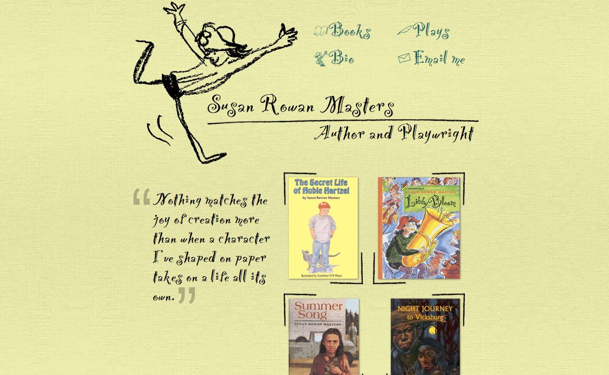Susan Rowan Masters, Author and Playwright