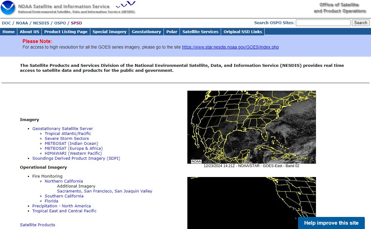Home Page - Satellite Products and Services Division/Office of Satellite and Product Operations