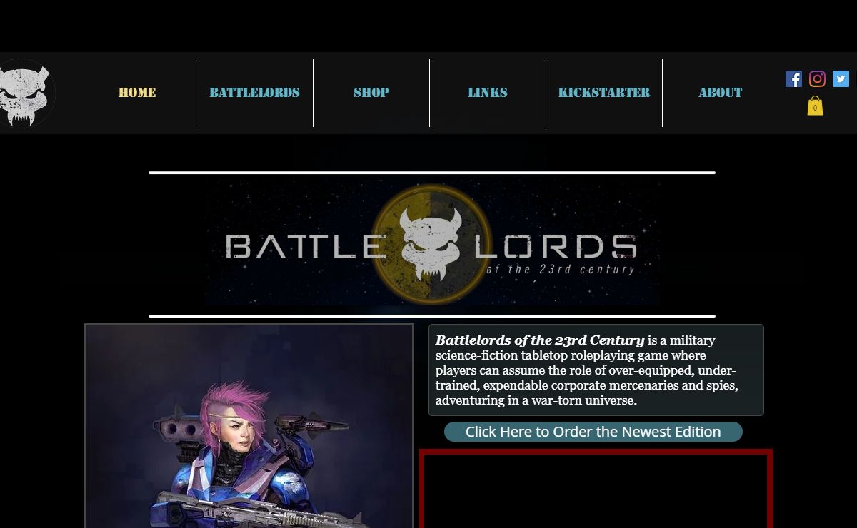 23rd Century Productions, LLC (Game Manufacturer) Home of Battlelords