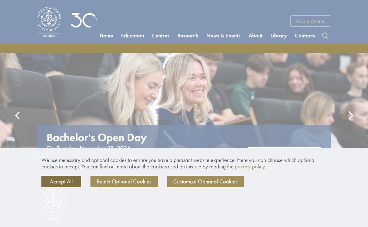 Homepage | Stockholm School of Economics in Riga