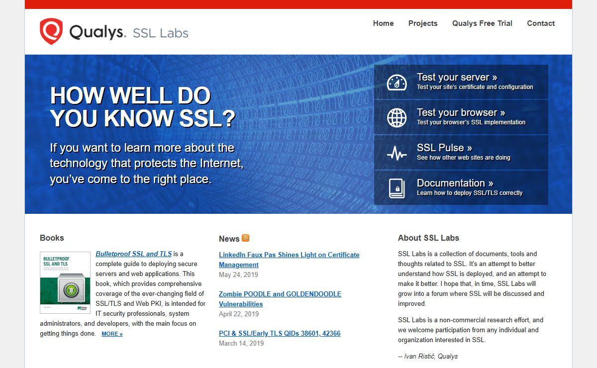 Qualys SSL Labs