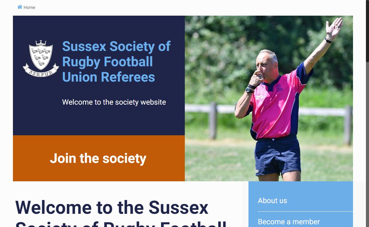 Sussex Society of Rugby Football Union Referees – Welcome to the society website