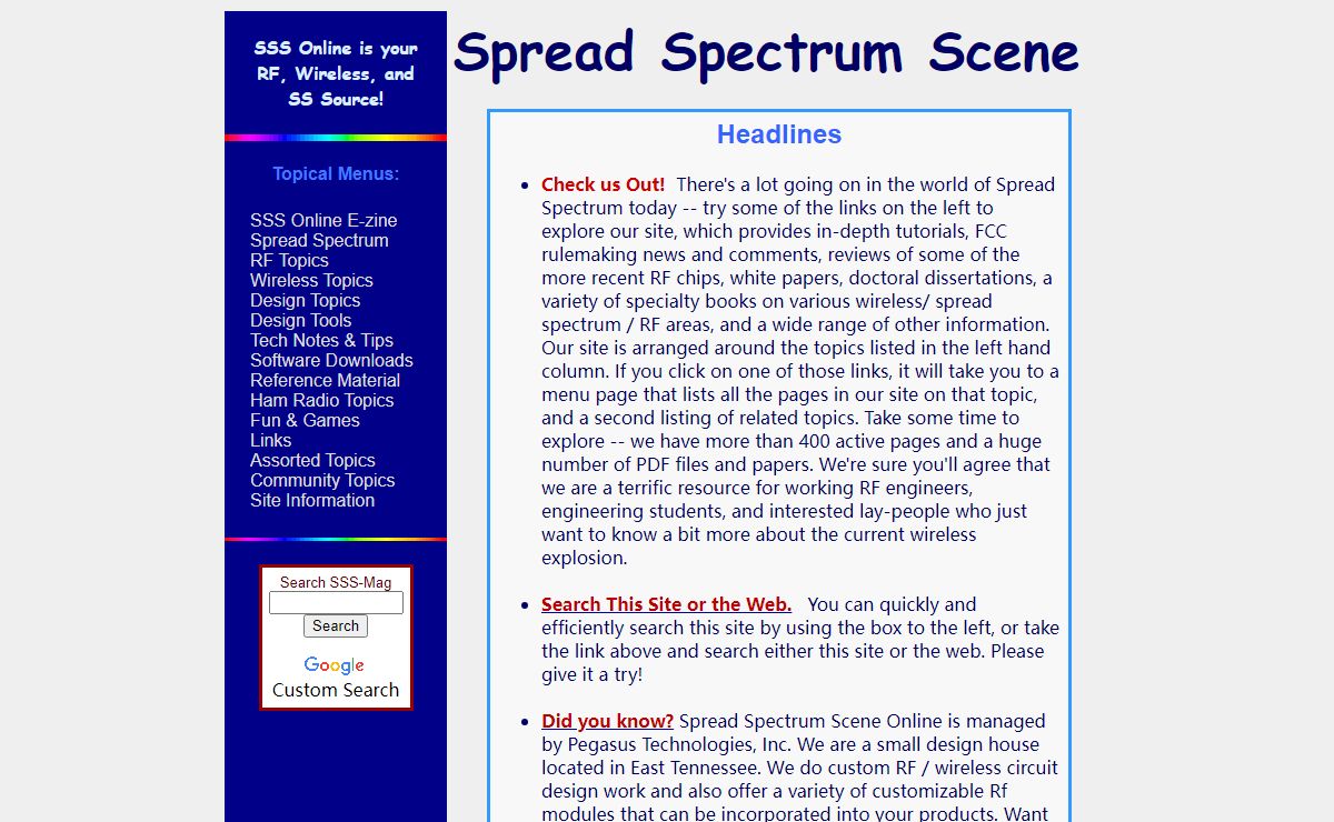 Spread Spectrum Scene Online: An Extraordinary RF and Wireless Gateway