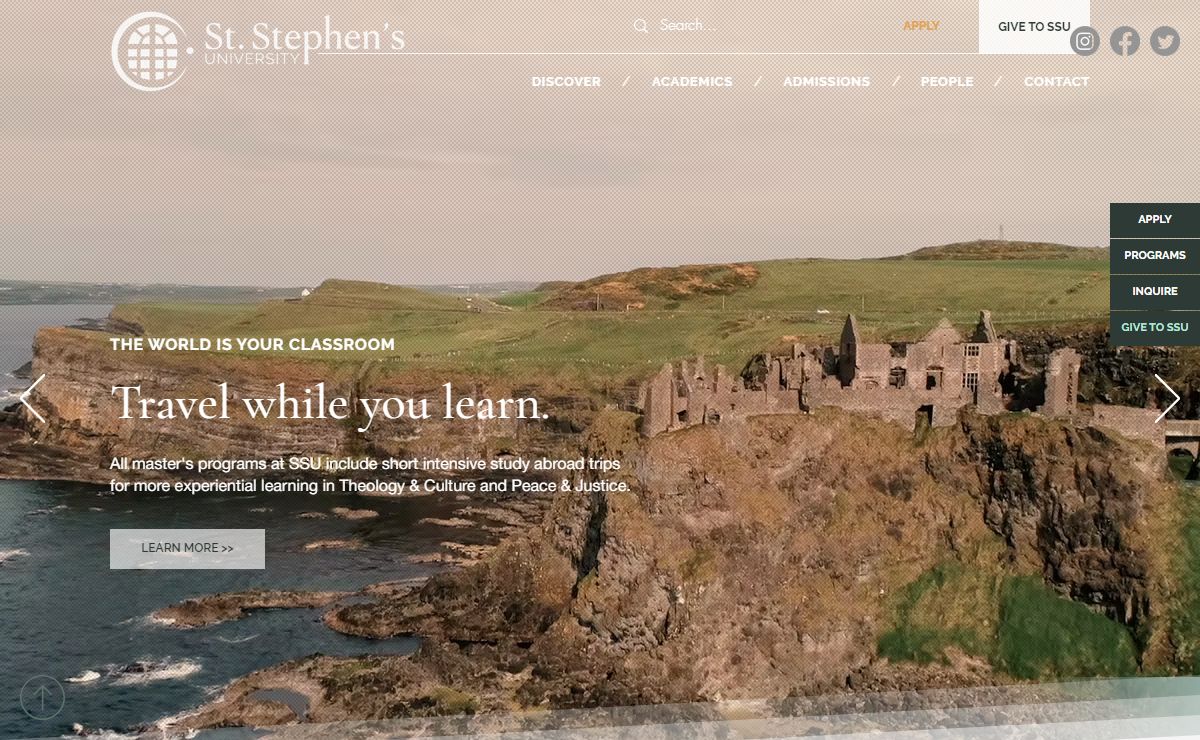 ST. STEPHEN'S UNIVERSITY | A graduate school of theology, peace and reconciliation