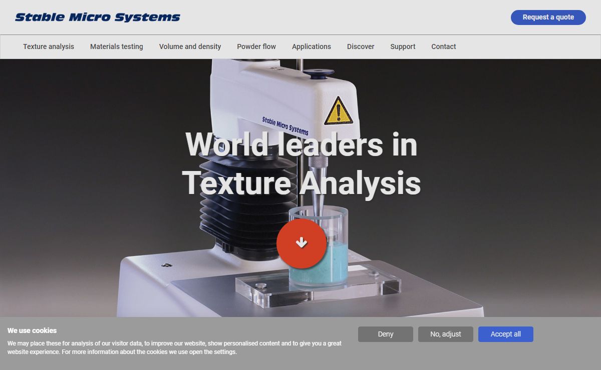 Stable Micro Systems | World Leaders in Texture Analysis
