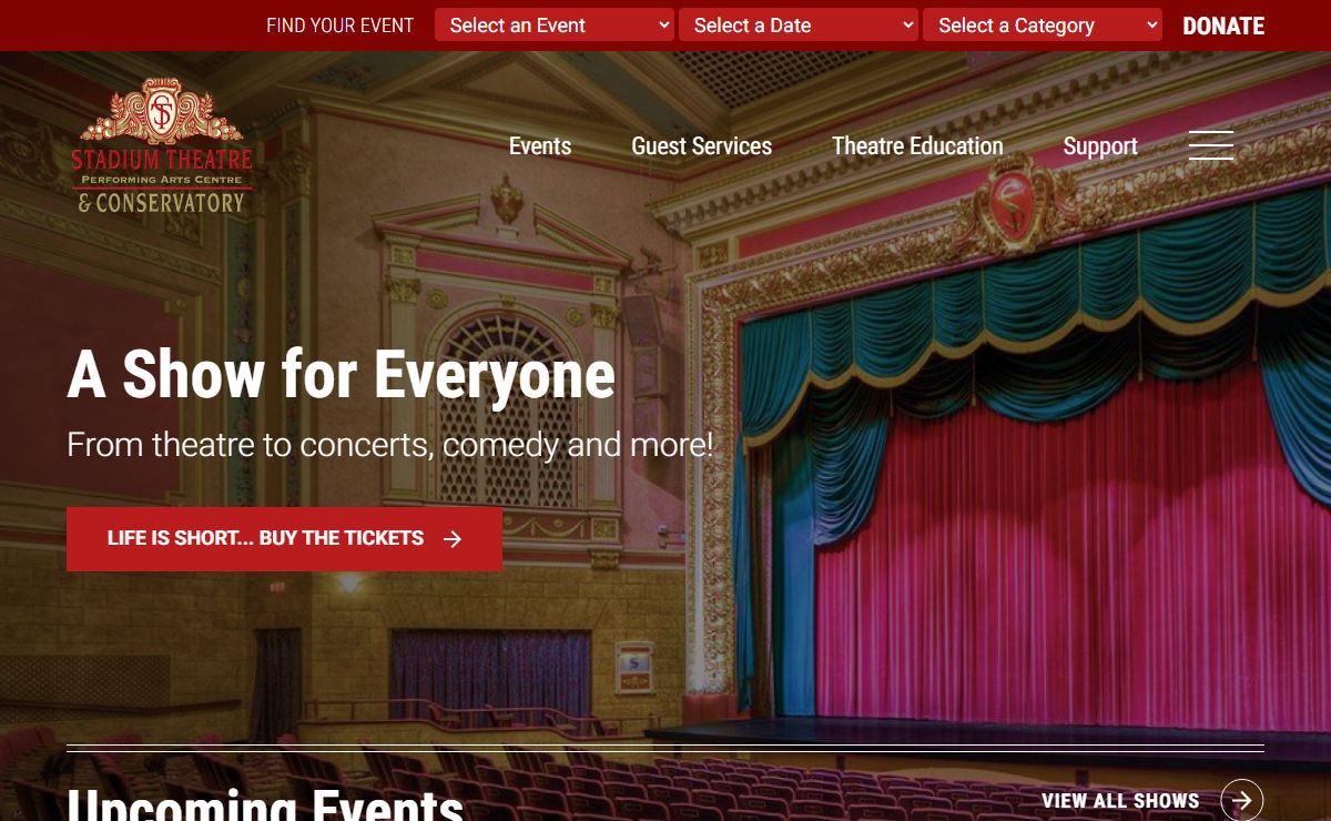 Official Website | Stadium Theatre