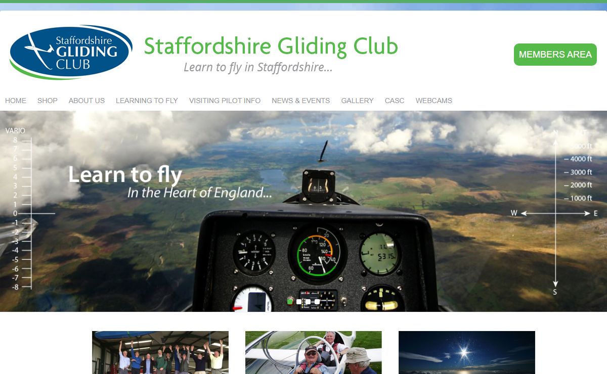 Staffordshire Gliding Club – Learn to fly in Staffordshire