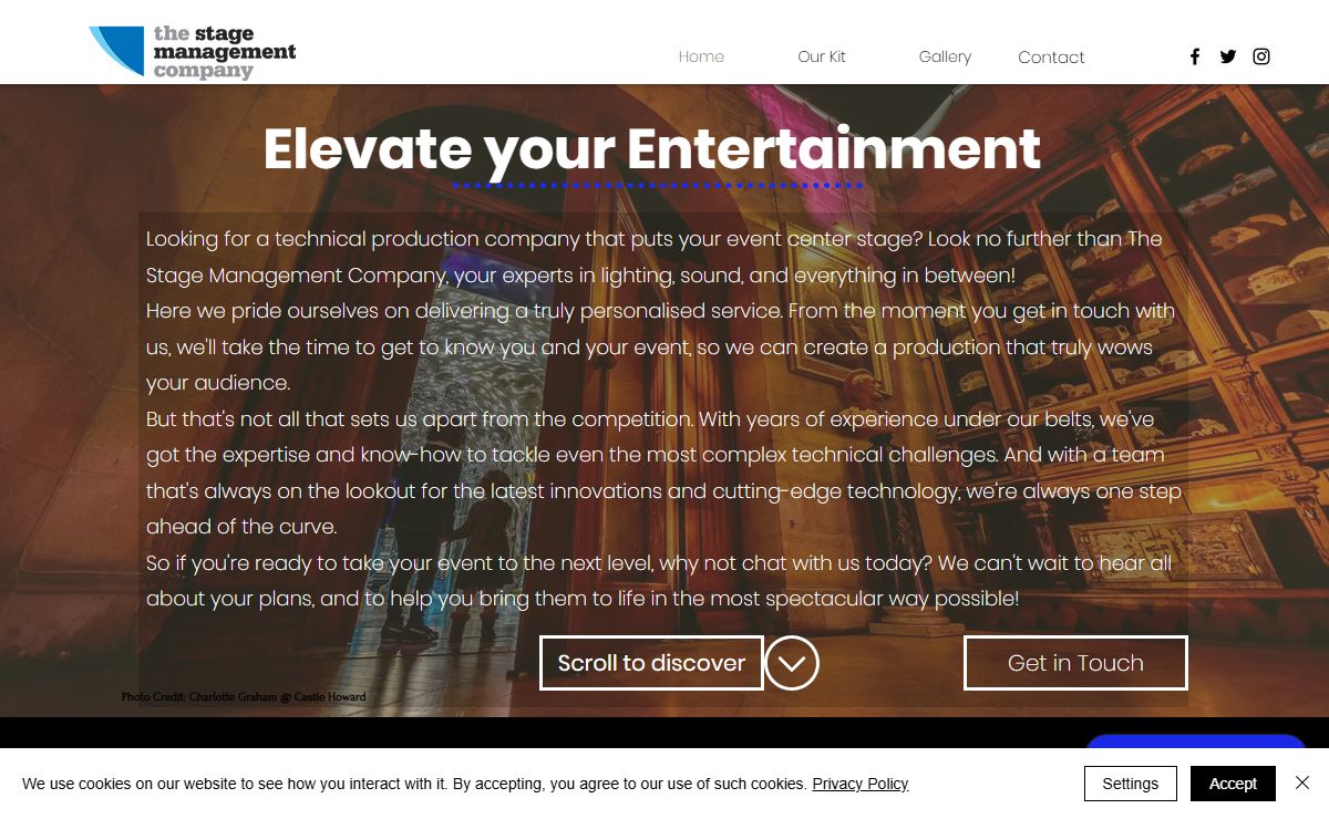 Event and Audio Production | United Kingdom | Stage Management Company