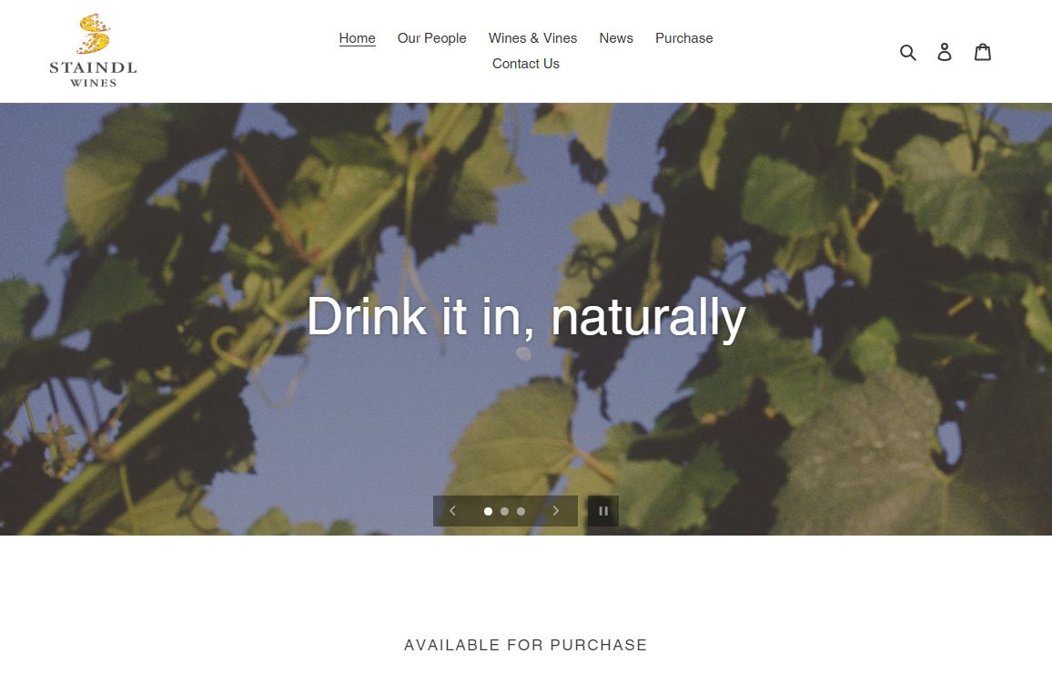 Biodynamic winery in Red Hill, Mornington Peninsula - Staindl Wines