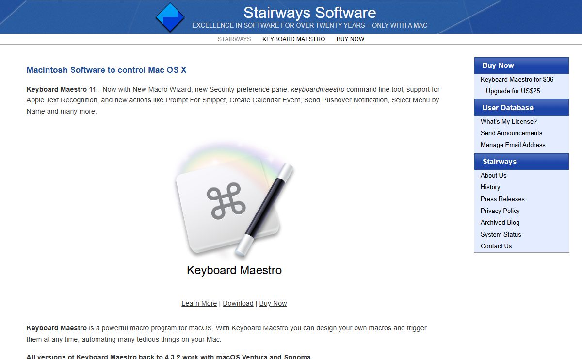 Stairways Software: Excellence In Software – Only with a Mac
