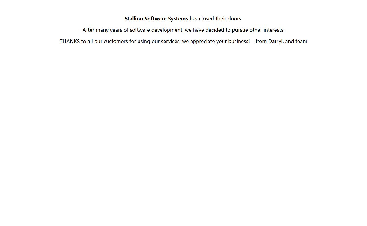 Stallion Software Systems - Calgary Alberta Canada - Software Development