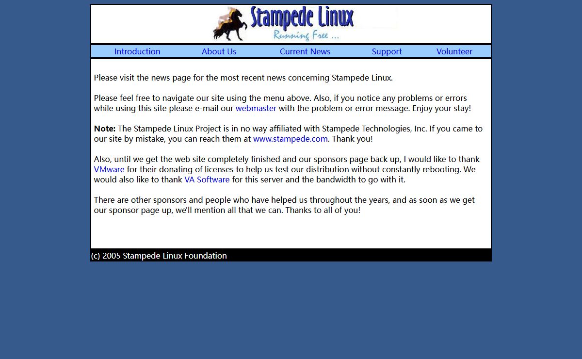 The Stampede Linux Project