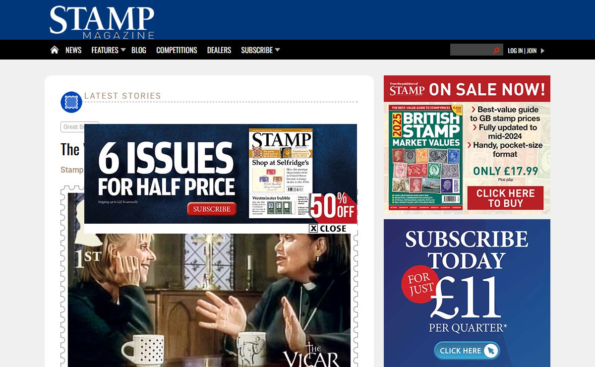 Home Page | Stamp Magazine
