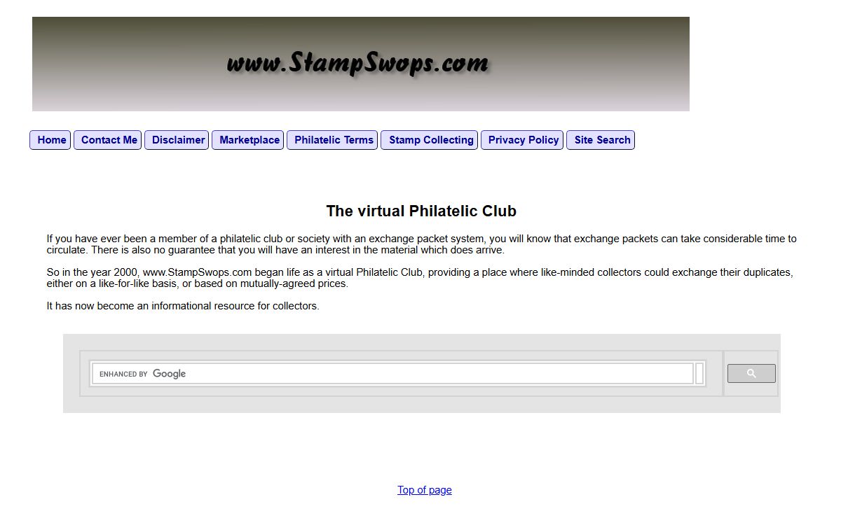 The Virtual Philatelic Club