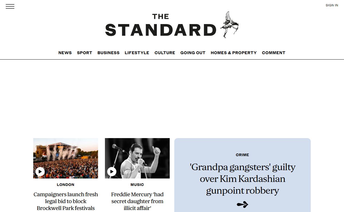 London news, sport and culture | The Standard | London Evening Standard | The London Standard