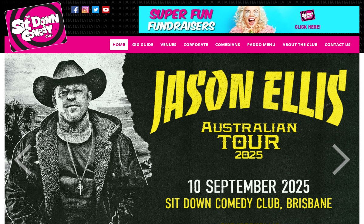 Home - Comedy Brisbane - The Sit Down Comedy Club