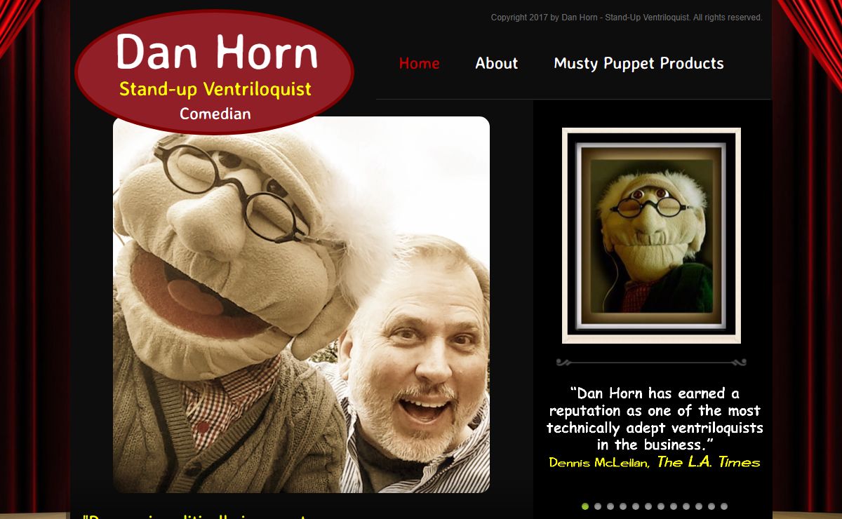 Ventriloquist comedian - Dan Horn