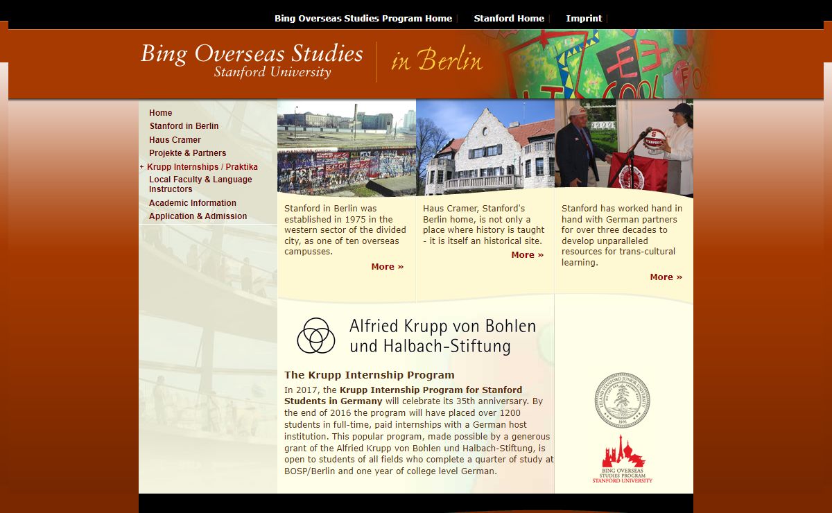 Bing Overseas Studies at Stanford University
