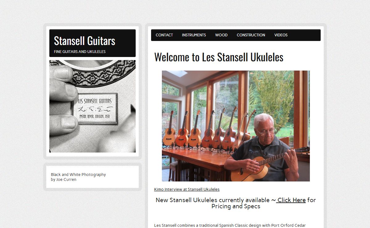 Stansell Guitars - Fine Guitars and Ukuleles