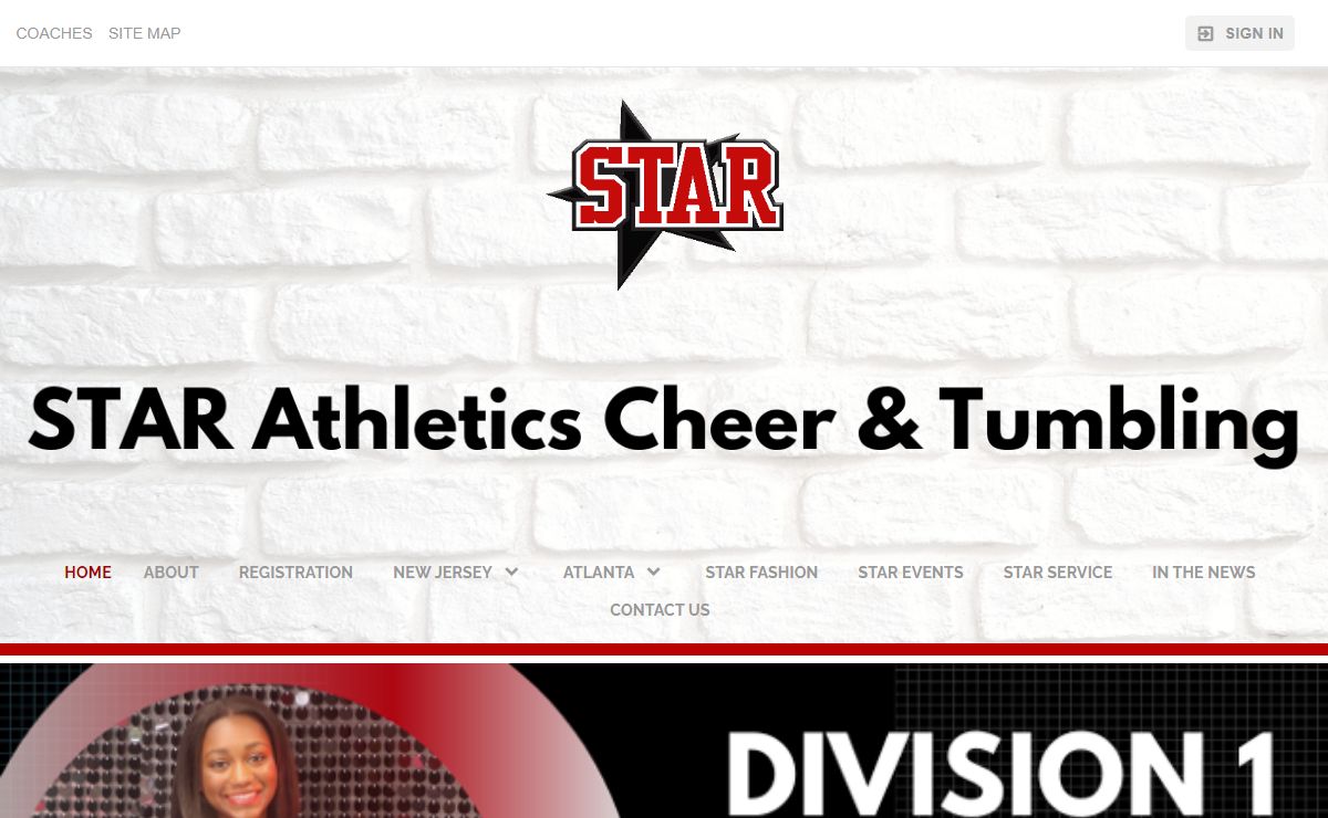 Star Athletics Cheer & Tumbling Home