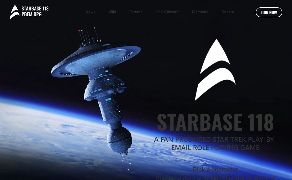 StarBase 118 | A Star Trek Play-By-Email RPG & Community