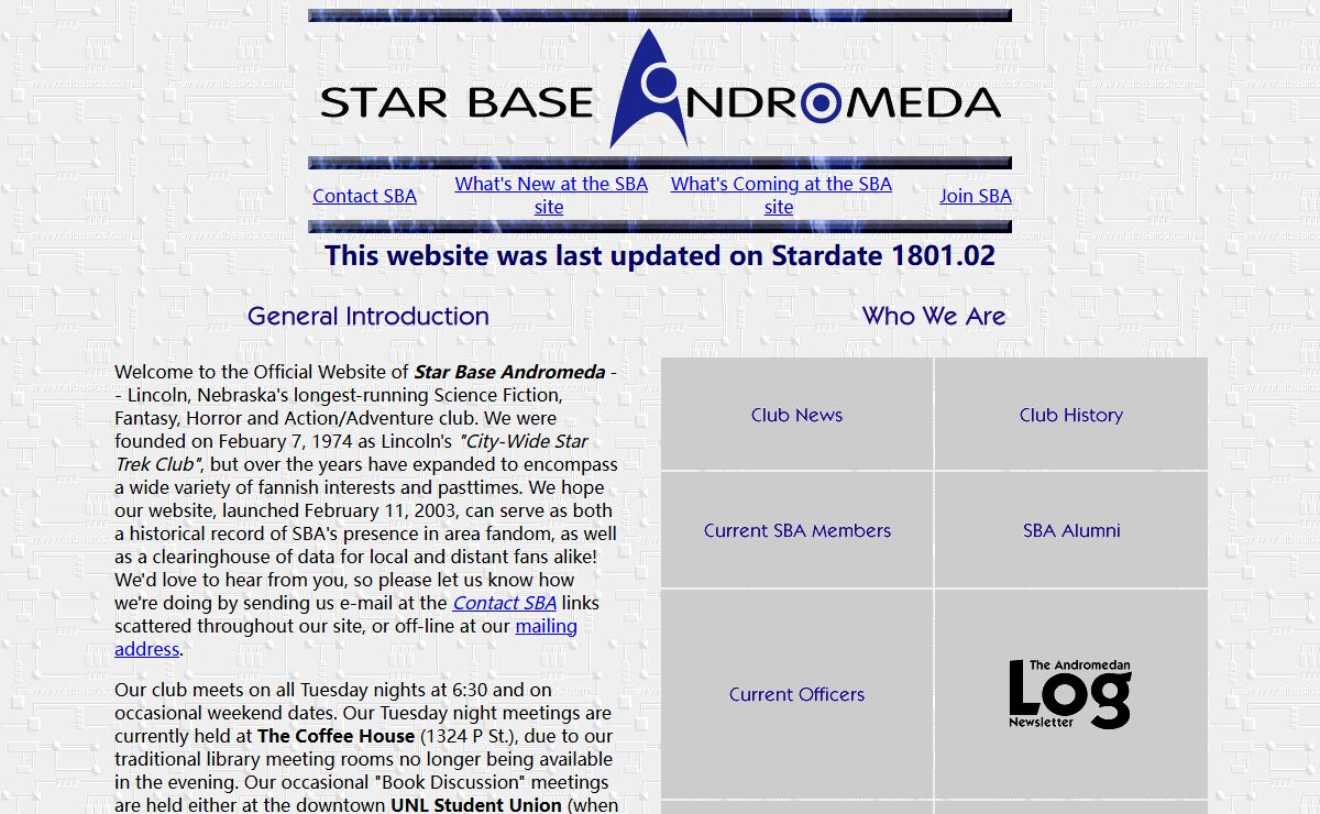 Star Base Andromeda Official Site