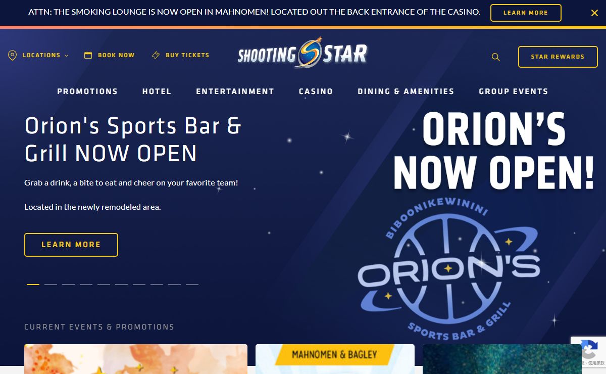 Mahnomen Home - Shooting Star Casino | Minnesota Casino, Hotel and Event Center in Mahnomen, Minnesota