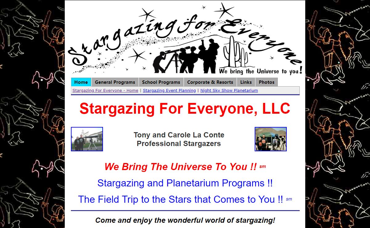 Stargazing for Everyone - Home Page