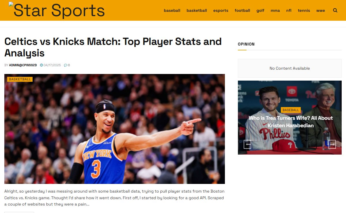 Star Sports - Latest Sports News
