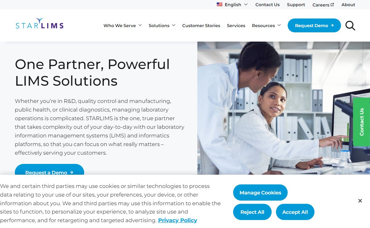 STARLIMS - LIMS, ELN, LES, & SDMS Lab Informatics Platform