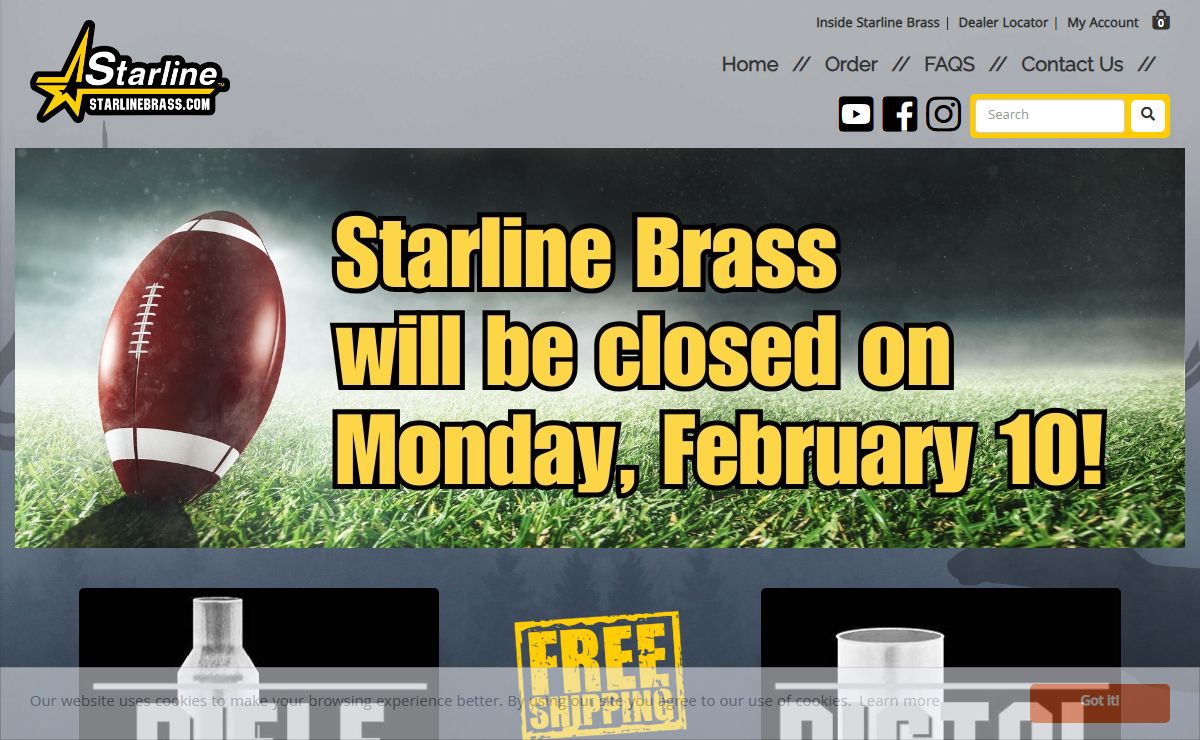 Starline Brass | Rifle, Handgun, and Pistol Brass