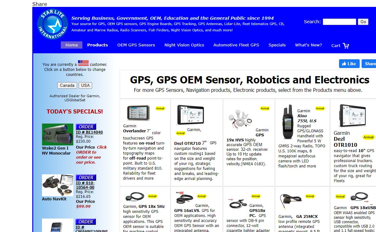 Truck & Fleet GPS Tracking/Telematics GPS Systems from Star Lite International LLC